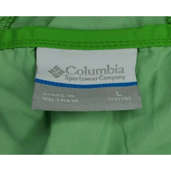 Columbia Sportswear Company Lime Green Kids Large (14/16) Windbreaker - Picture 6 of 11
